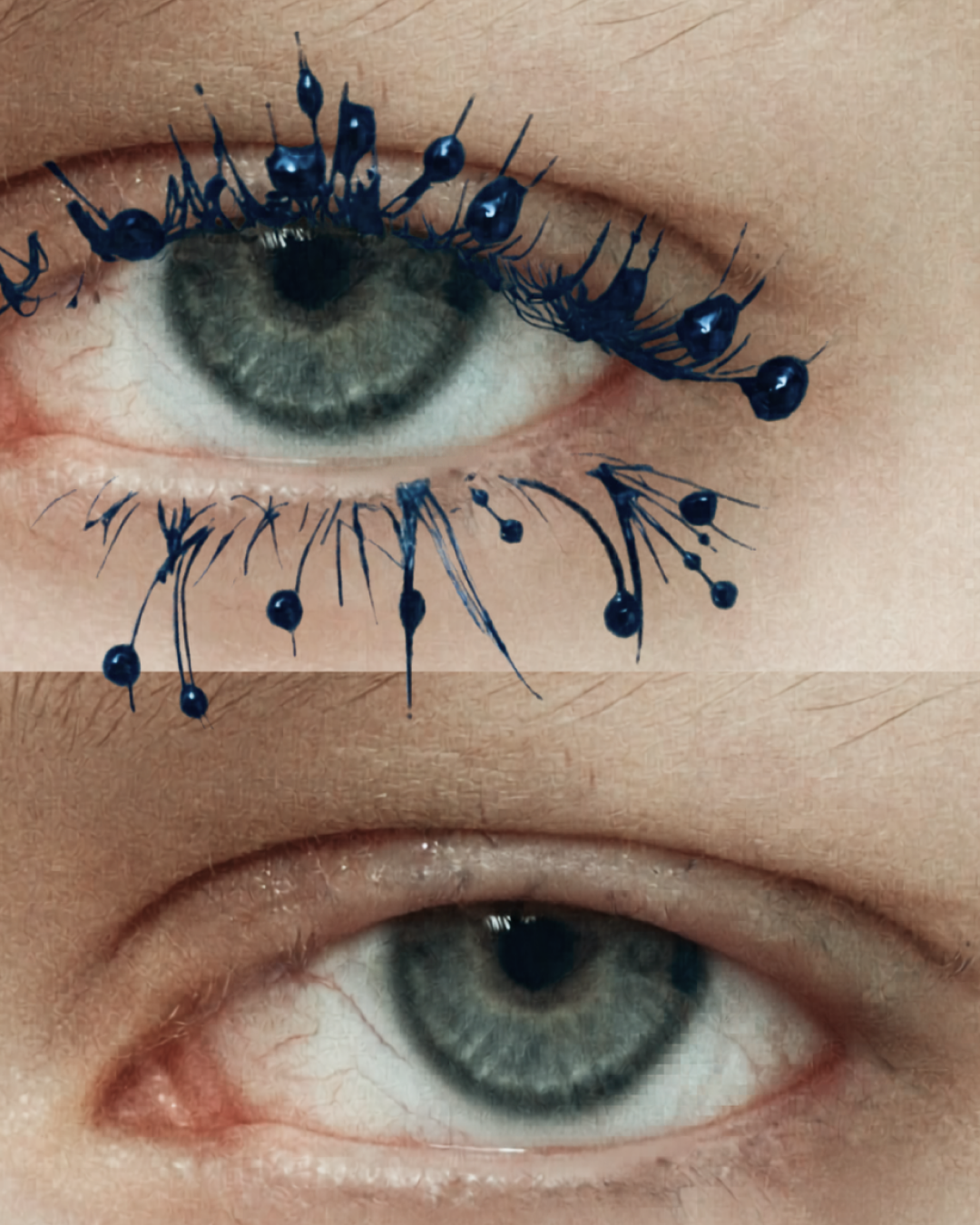 Blue eye close-up