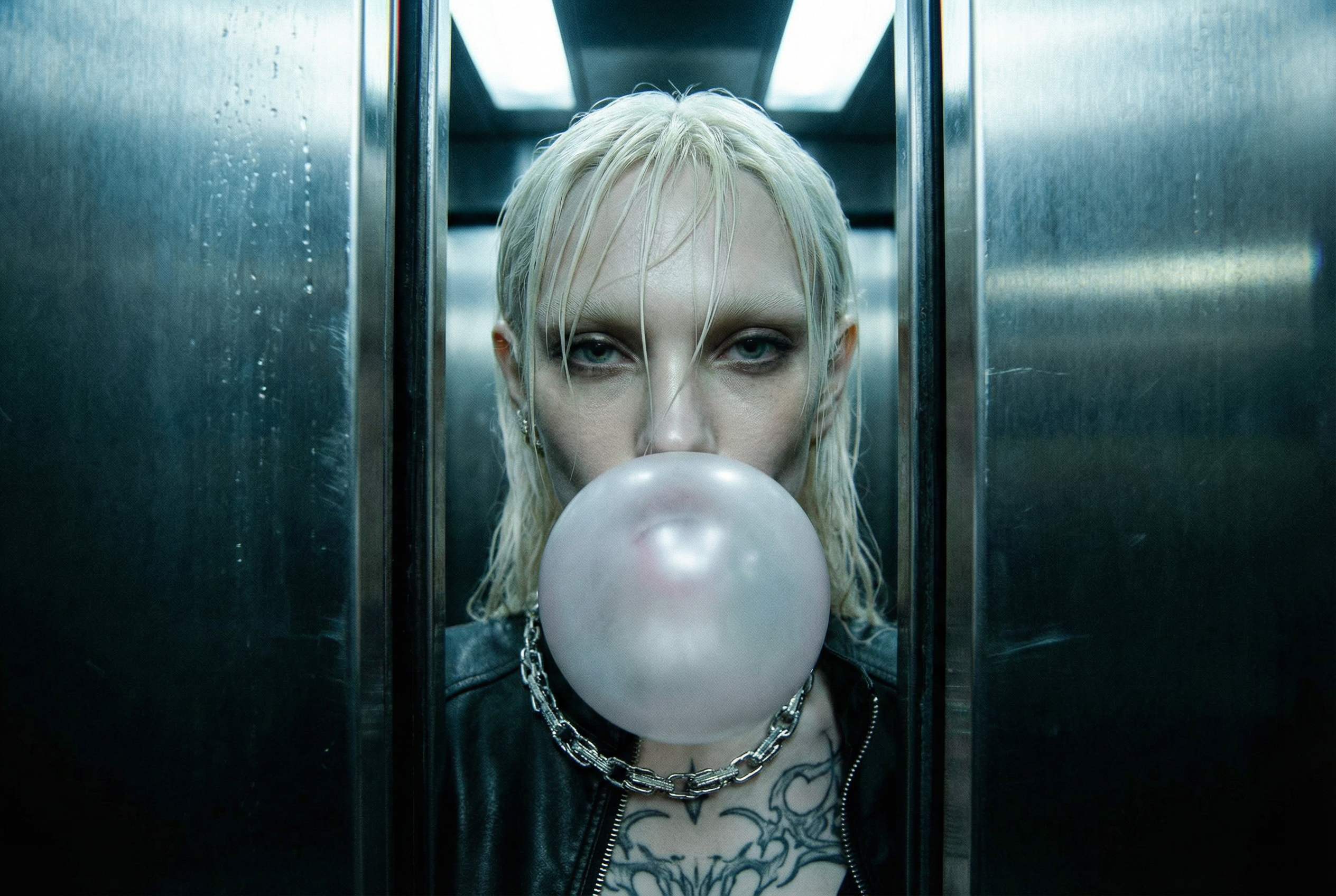 AI model bubble gum elevator